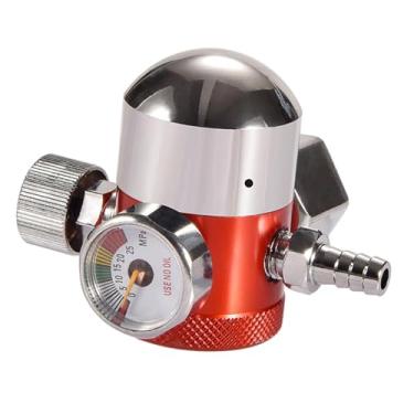 Imagem de Esquirla Adaptador regulador de pressão de soldagem de argônio G5/8 Conexão de entrada M16x1.5 Saída para soldador TIG Soldagem Mig