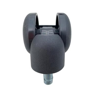 Imagem de shamjina Roda de cadeira de escritório, roda de rodízio de cadeira de mesa protege seu piso sem ruído rolamento suave silencioso para pisos de madeira de