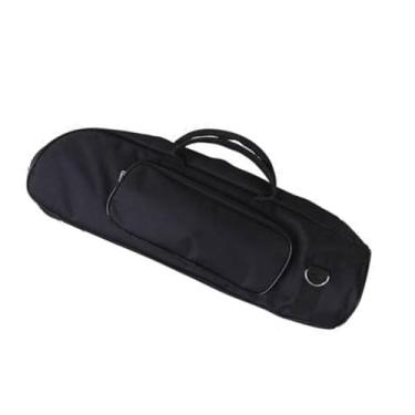 Imagem de rockible Bolsa para trompete, estojo para instrumento musical, folhas de música, 23.62 '', bolsa para transporte de trompete, para performance prática de banda