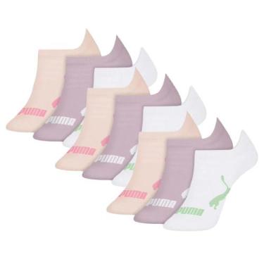 Imagem de 9 Pares De Meias Infantil Para Crianças Modelo Sapatilha - Selene, P 2