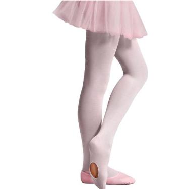Imagem de Meia Calça Fio 40 Ballet Com Abertura Modelo Infantil Para Menina - Se