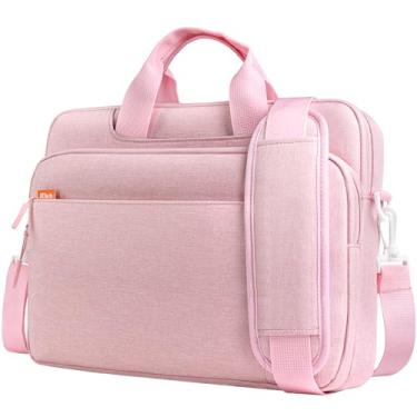 Imagem de JETech 16 17 Bolsa para Laptop de 17,3 Polegadas, Capa para Computador Compatível com MacBook Air/Pro 16, Acer Predator Helios 16, ASUS ROG Strix G17, HP Envy 17,3 (Rosa)