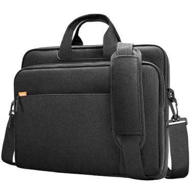 Imagem de JETech 16 17 Bolsa para Laptop de 17,3 Polegadas, Capa para Computador Compatível com MacBook Air/Pro 16, Acer Predator Helios 16, ASUS ROG Strix G17, HP Envy 17,3 (Preto)