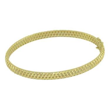 Imagem de Bracelete Feminino Ouro 18k 750 Tranças 5 Mm Maciço 17 Cm - JOIE JOIAS
