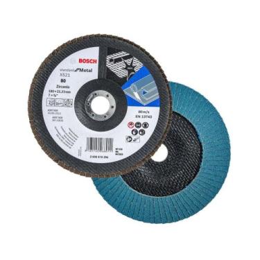 Imagem de Disco Flap 180mm Grão 80 Bosch - Standard for Metal