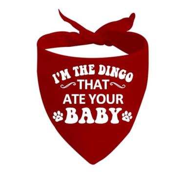 Imagem de JXGZSO 1 bandana para cães I'm The Dingo That Ate Your Baby Over The Collar (A bandana Dingo)