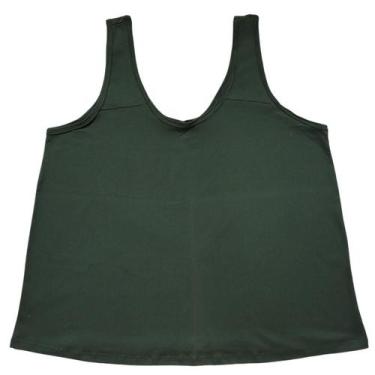 Imagem de Regata de Pijama Mega Plus Size (LISA) G5 ao G10 - Turbulencia, Verde 