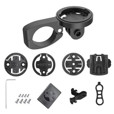 Imagem de Suporte de computador de bicicleta para Aero Bars, suporte de computador para bicicleta Aero Bar para Garmin Edge, suporte de computador Aero Bar compatível com computador Garmin GPS, Wahoo, Bryton,