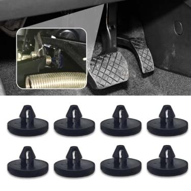 Imagem de HEVLE 8 peças de rolha de interruptor de freio, almofada de interruptor de freio de travão, rolha de interruptor de luz de freio, 90541-06036 almofada de pedal de freio automotivo caminhão de carro,