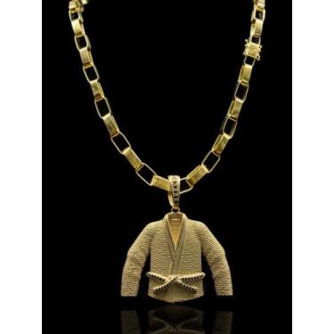 Imagem de Corrente Carti& 10mm Moeda antiga + pingente Kimono - Lobin jóias