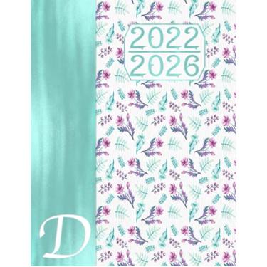 Imagem de Monograma Caligrafía D – Agenda Quinquenal 2022 - 2026 – Planificación Anual y Mensual: Regalo Calendario I Libreta de Direcciones I Planificador de Cumpleaños Español I Bucket List