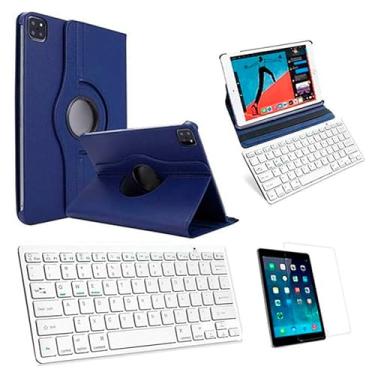 Imagem de BDNET, Capa/teclado/pel Para iPad Air 5 10,9 2022 Azul