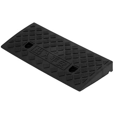 Imagem de RAMPA DE CALÇADO DE PLÁSTICO RAMPA DE LIMITE PORTÁTIL RAMPA DE CARREGAMENTO ANTI-SLIP FORNECE VEÍCULO DE CARRO DE ESPESSURA DE 5 CM [DOCK DE CARREGAMENTO DE ENTRADA] (Preto)