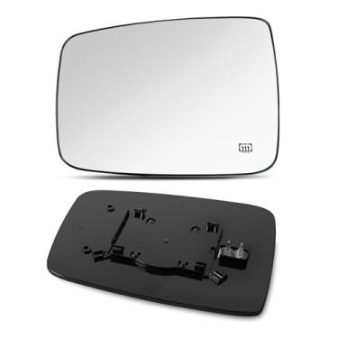 Imagem de SNEMEEY Substituição do espelho lateral do motorista para Dodge Ram 1500 2500 2013 2014 2015 2016 2017 2018, vidro retrovisor esquerdo, retrovisor externo aquecido com suporte traseiro, 68079362AA