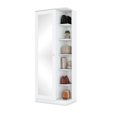 Imagem de Sapateira com Espelho Íris 1 pt Branca