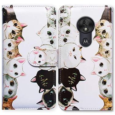 Imagem de Bcov Capa para Moto G7 Play 2019, Moto G7 Optimo, capa tipo carteira de couro com suporte para cartão e suporte para Motorola Moto G7 Play