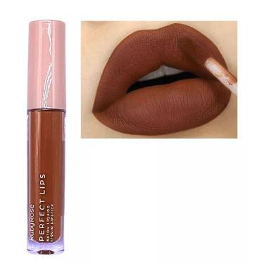 Imagem de Batom Líquido Ruby Rose Perfect Lips Alta Cobertura Efeito Matte Secagem Rápida Toque Suave