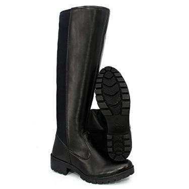Imagem de Bota montaria feminina, country BBR2 117600921 preto Cor:Preto;Tamanho:36;Genero:Feminino