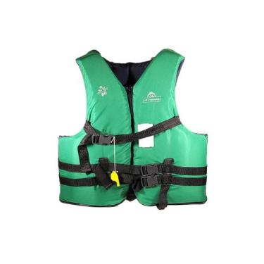 Imagem de Colete Salva Vidas Hiper Pesca Com Ziper EAF Suporta 70KG Feito Em Nyl