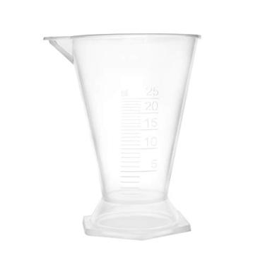 Imagem de Copo medidor cônico, capacidade de 25 ml com graduações de 1 ml, polipropileno, Eisco Labs