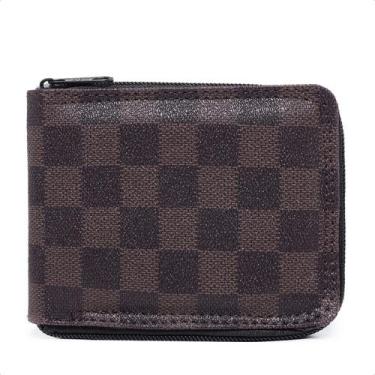 Imagem de carteira ziper masculina grande porta cartao notas documento - ARAGO, 