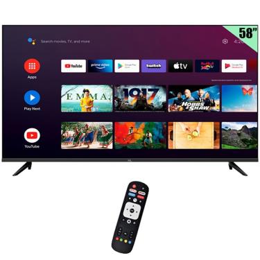 Imagem de Smart Tv Led 58 Mtek Mk58fsau 4k Ultra Hd Android Tv Wi-fi E Bluetooth Com Conversor Digital