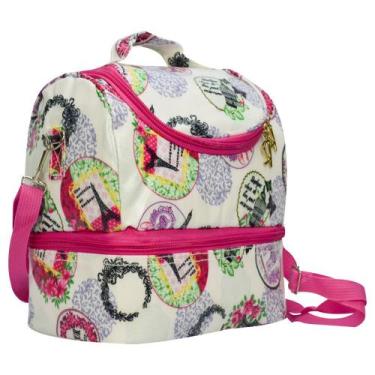 Imagem de Bolsa Feminina Necessaire Térmica Paris Branco CBRN16617 - Commerce Br