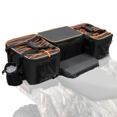 Imagem de MYDAYS Bolsas De Armazenamento Traseiras Para Quadriciclo, Bolsa Carga Rack Equipamentos Assento Traseiro Universal Compatível Com A Maioria Dos Quadriciclos Polaris Sportsman Fourtrax Can-Am Kawasa