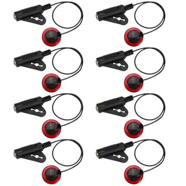 Imagem de LAPEDASHOP 8 peças de microfone de contato piezo captador para violoncelo banjo ukulele banjo bandolim