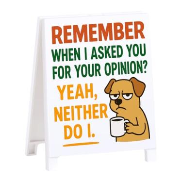 Imagem de Decoração de escritório engraçada presentes para colegas de trabalho decoração de mesa satírica placas de mesa engraçadas presentes de mordaça de equipe para funcionários chefe sarcástico decoração de