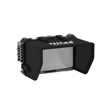 Imagem de Nitze Gaiola para Monitor Feelworld P6X, Gaiola com Para-sol, Braçadeira para Cabo HDMI e Trilho NATO Integrado - JT-F08B