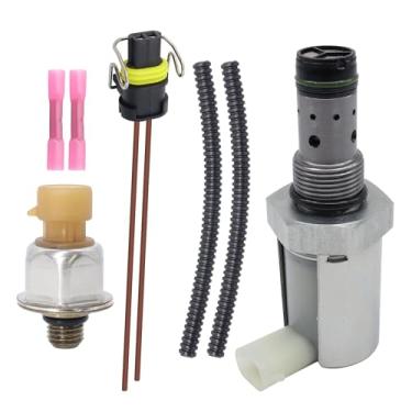 Imagem de HiSport Regulador de pressão injetor de válvula IPR 6.0 e sensor de controle ICP com pigtail compatível com Ford 6.0L V8 Excursion F250 F350 F450 F550 Super Duty, E350 E450, 5C3Z-9C968-CA