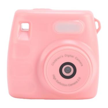 Imagem de Asixxsix Câmera digital para crianças, câmera de vídeo digital HD 1080P 48M com flash e bateria Li de 800mAh, câ mera infantil USB à prova de chuva para crianças e adolescentes (Rosa)