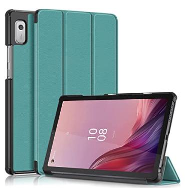 Imagem de Yiernuo Capa compatível com Nook 9 Lenovo Tablet 2024/Lenovo Tab M9 9 polegadas TB310FU 2023 leve, fina, com suporte, verde