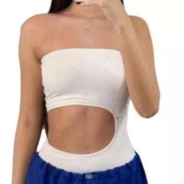 Imagem de BODY sem alça POLIAMDA - FGUERREIRO, Off