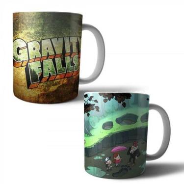 Imagem de Jogo  2 Canecas Porcelana Gravity Falls 350ml (BD01) - BD Cases
