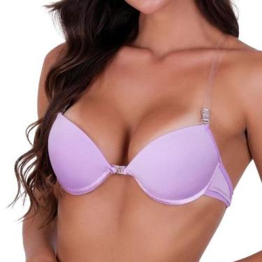 Imagem de Sutiã com Bojo Silicone Costa Nua Frente Única - NAKA MODAS, Lilás, M