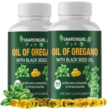 Imagem de Suplemento SHAPEINGIRL Óleo de Orégano com Óleo de Semente Preta 400 C