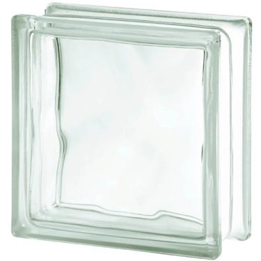 Imagem de Bloco de Vidro Ondulado Incolor 19x19x8cm - 124188 - CONSTRUMARCAS