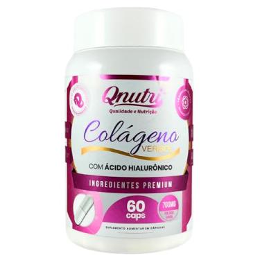 Imagem de Colágeno Verisol 60 Cápsulas Acido Hialurônico Biotina Zinco Vitaminas Minerais Suplemento Qnutri