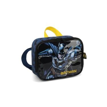Imagem de Mochila 16" com rodas + Lancheira Térmica Batman - Luxcel- em cores sortidas: Azul e Preto.