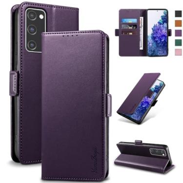 Imagem de YunuBeyii Capa Carteira para Samsung S20 FE - [Bloqueio RFID] Capinha Flip Magnética para Celular de Couro PU de Luxo com Suporte,Case Proteção,Rsistente,Antichoque, Roxo