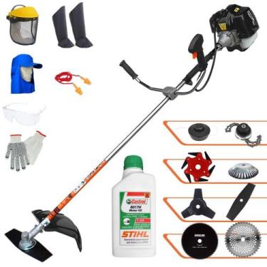 Imagem de Máquina de Cortar Grama Terra GRH-520 52cc 2,5HP Para Todos os Tipos d