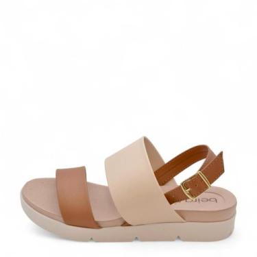 Imagem de Sandália Feminina Beira Rio Papete REF: 8387542 NAPA, Creme, 37