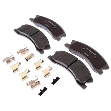 Imagem de ACDelco Conjunto de pastilhas de freio a disco dianteiro de cerâmica prata 14D945CHF1