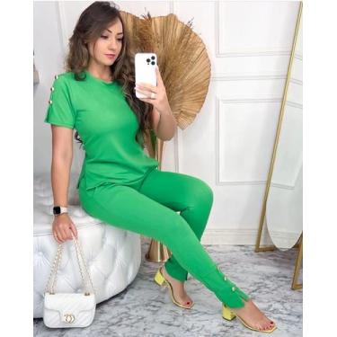 Imagem de Conjunto Com Blusa - Nanda Fashion Boutique, Verde bandeira, U