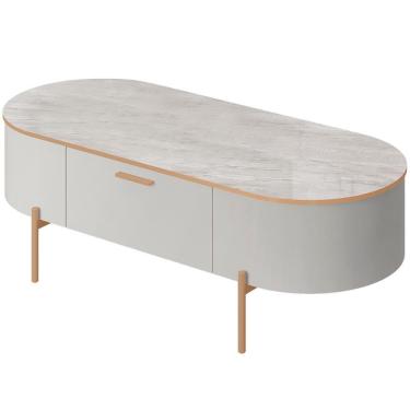 Imagem de Mesa De Centro Decorativa Orgânico Giverny D05 Bali Quartzo