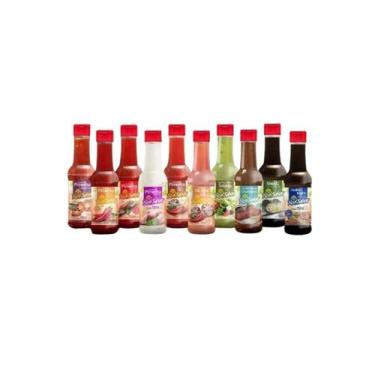 Imagem de Kit 10 Molhos 150ml Real Sabor Temperos Para Salada Pimenta Real Sabor
