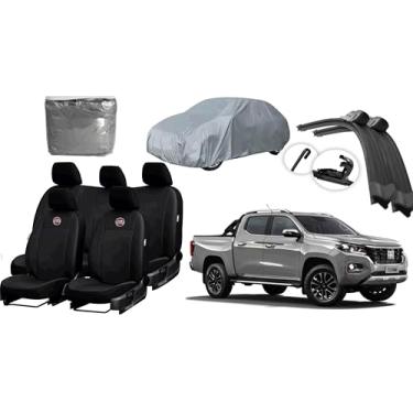 Imagem de Capa de couro +Capa de cobrir + Limpador de para - brisa -Fiat titano 24-25