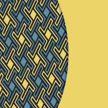 Imagem de Quadro Decorativo Geométrico Abstrato Vertical Arte Vetorial Moderno para Parede 40x40cm